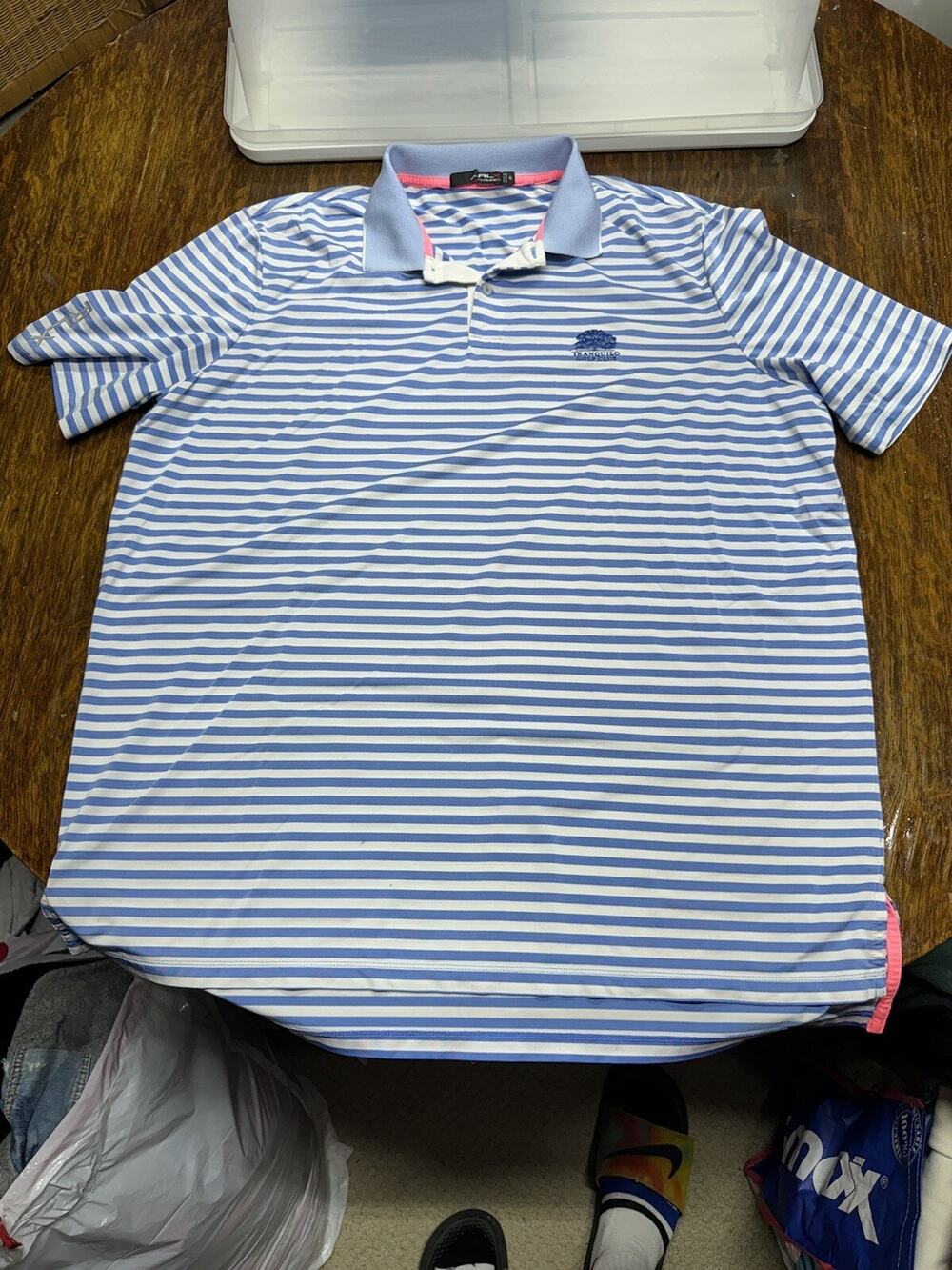 Polo Ralph Lauren RLX Golf Polo Shirt Mens XL Tranquilo Golf Club